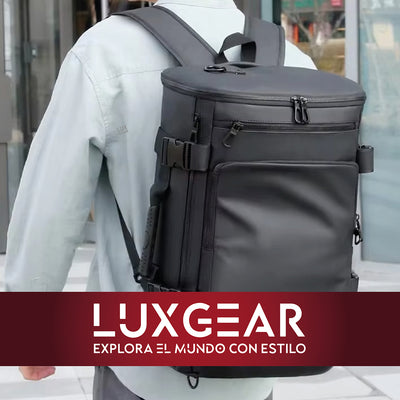 Mochila Notebook Antirrobo Luxgear Sleek Impermeable 3 en 1