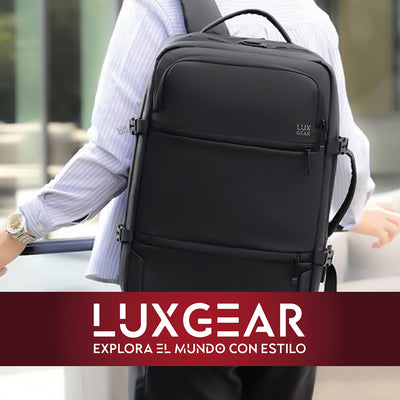 Mochila Notebook Viaje Luxgear Elite Impermeable Ejecutiva