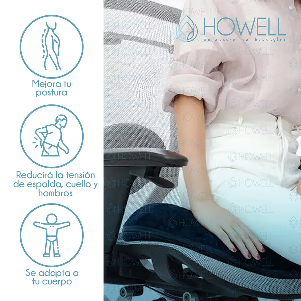 Cojín Antiescaras Picarón Ortopédico Howell Asiento Memoria