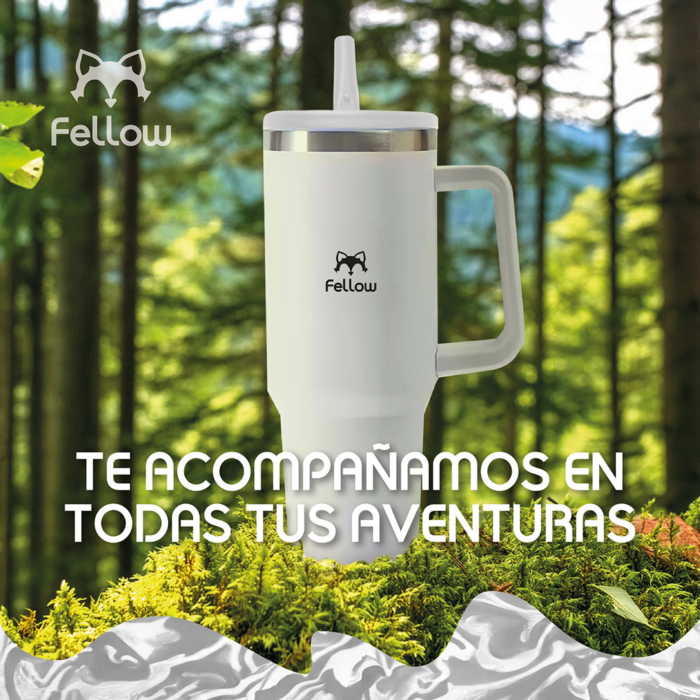 Vaso Termico 1.2Lts Electra By Fellow Mug Tumblr + Bombilla