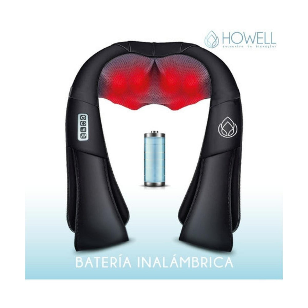 Masajeador Inalámbrico Howell Corporal Para Cuello Hombros