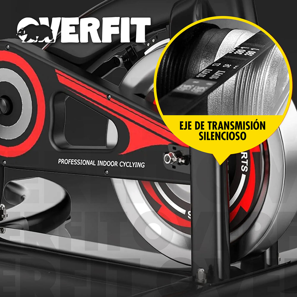 Bicicleta de Spinning Pro Overfit Estática Fitness Gym