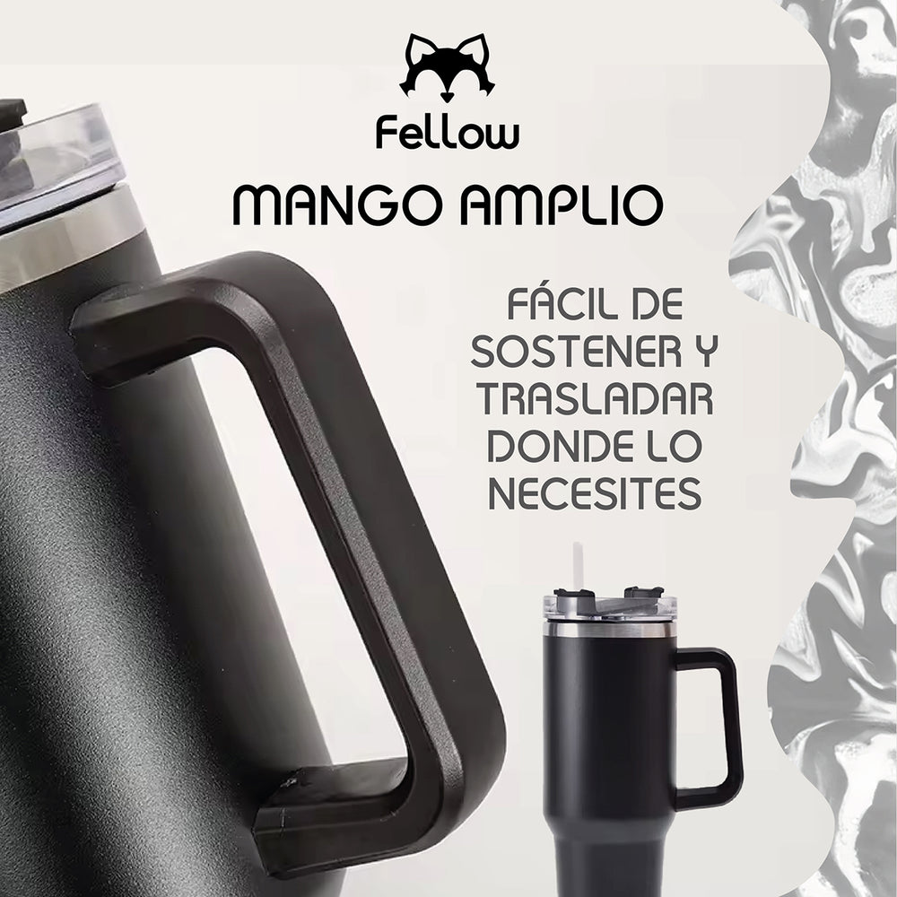 Vaso Termico 1.2Lts Electra By Fellow Mug Tumblr + Bombilla