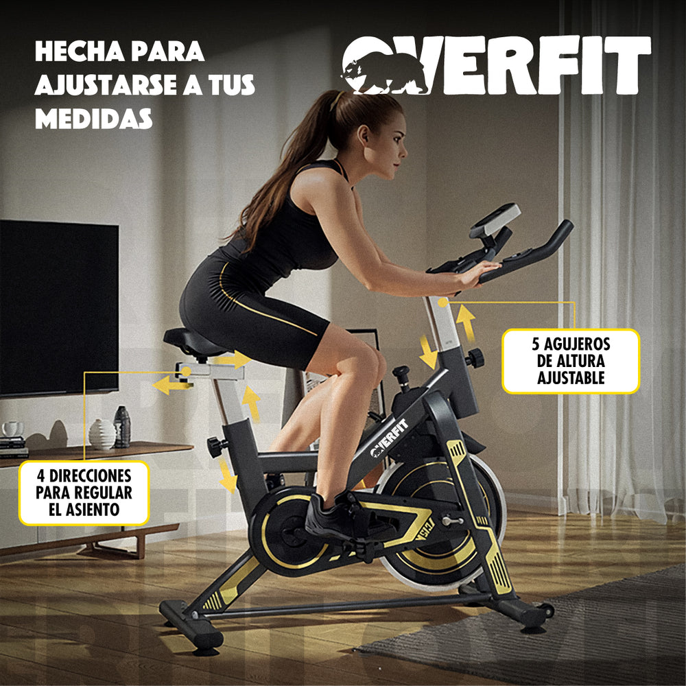 Bicicleta Spinning Magnetica Pro Overfit Estatica Gym 6kg