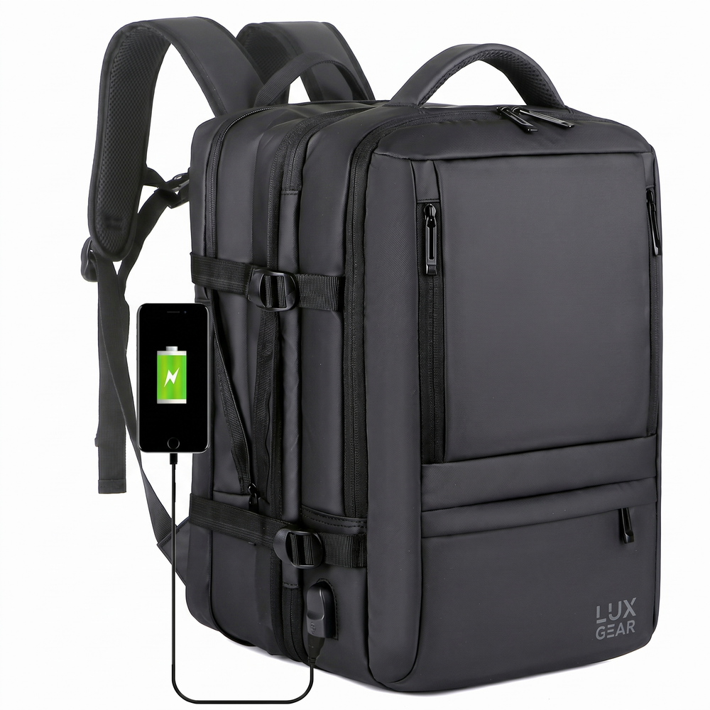 Mochila Maleta Viaje Cabina Luxgear Notebook Impermeable 48L