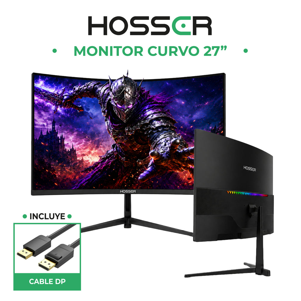 Monitor Gamer Hosser 27 Curvo 200 Hz 1ms - imagen 2