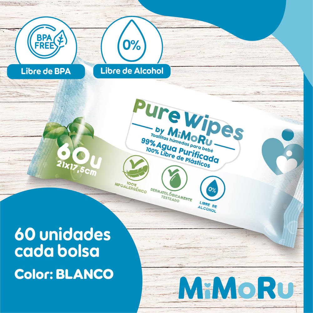 toallitas húmedas de bebe pack x12
