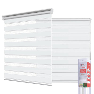 Cortinas Roller Duo 100% Dia y Noche Zebra 120x200cm Homely