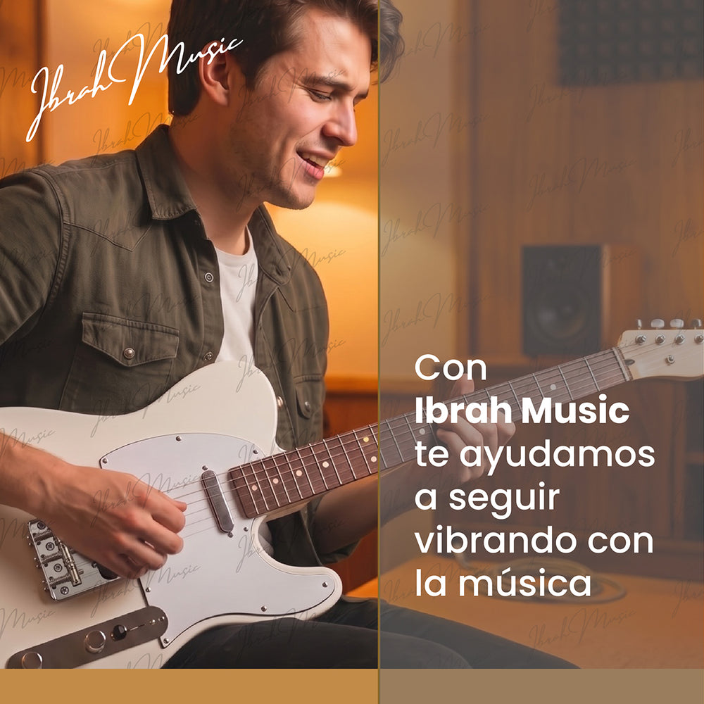 Guitarra Ibrah TC Style Blanca - Detalle amplificador KA20W