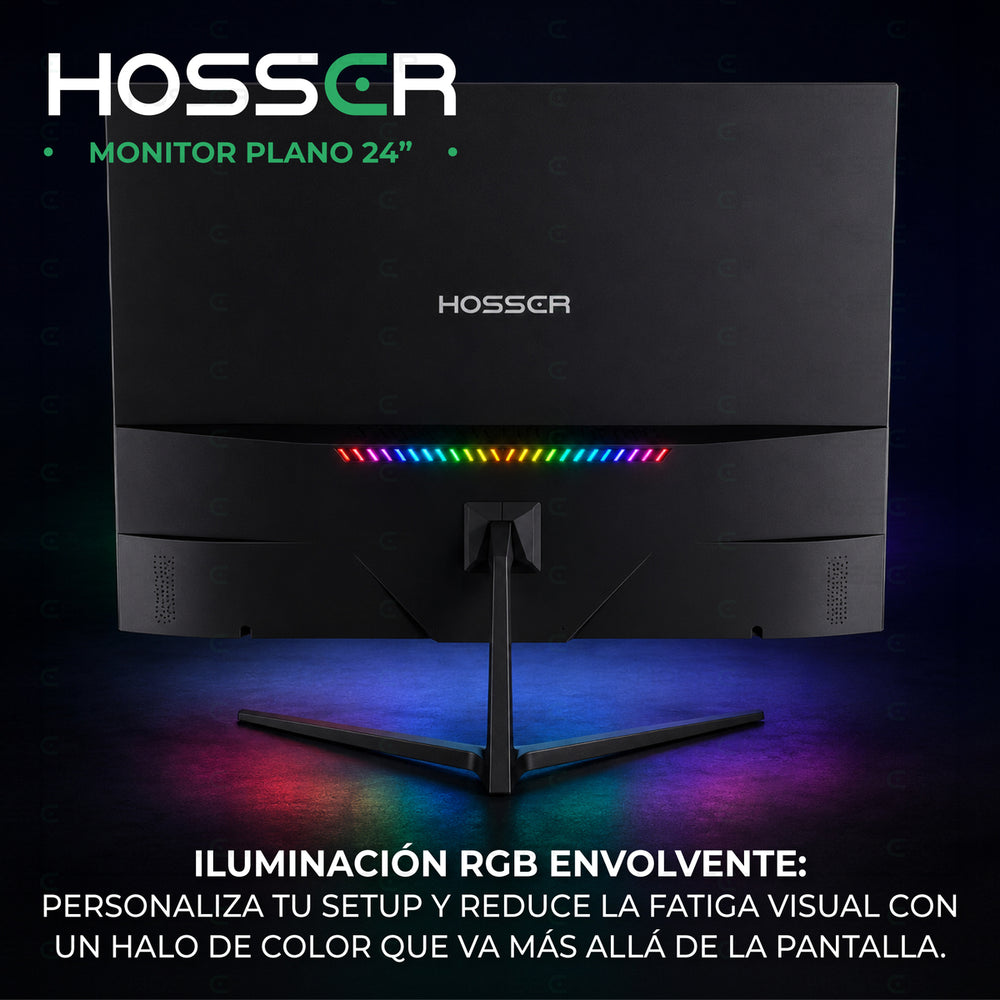 Monitor Gamer Hosser 24" 200 Hz 1ms Plano