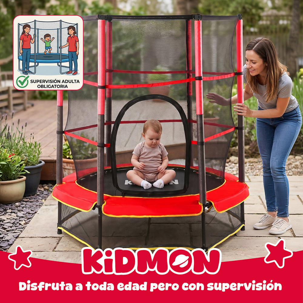 Cama Elastica Para Ninos 1.4 Metros Kidmon Cama Saltarina