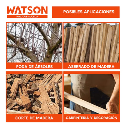 Sierra Eléctrica Watson 6 pulgadas + 2 baterías