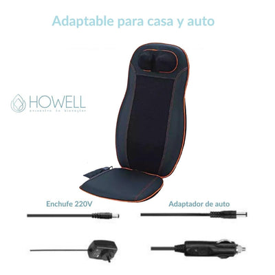 Asiento Masajeador Howell 4 Funciones