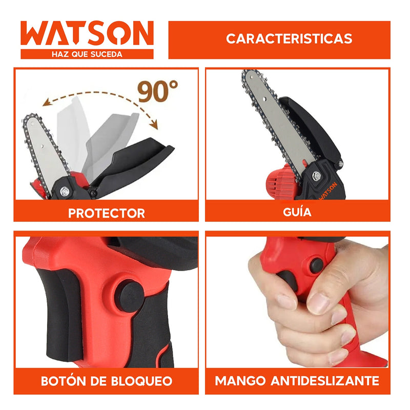 Sierra Eléctrica Watson 6 pulgadas + 2 baterías