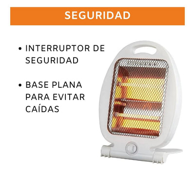 Termoventilador Calefactor Portatil Electrico 800W