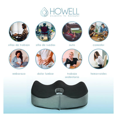 Cojin Ortopedico De Asiento Howell