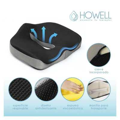 Cojin Ortopedico De Asiento Howell