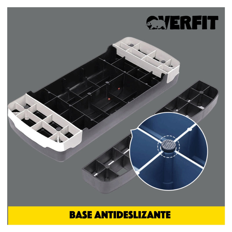 Step Aeróbico Ajustable 2 Niveles Antideslizante Overfit