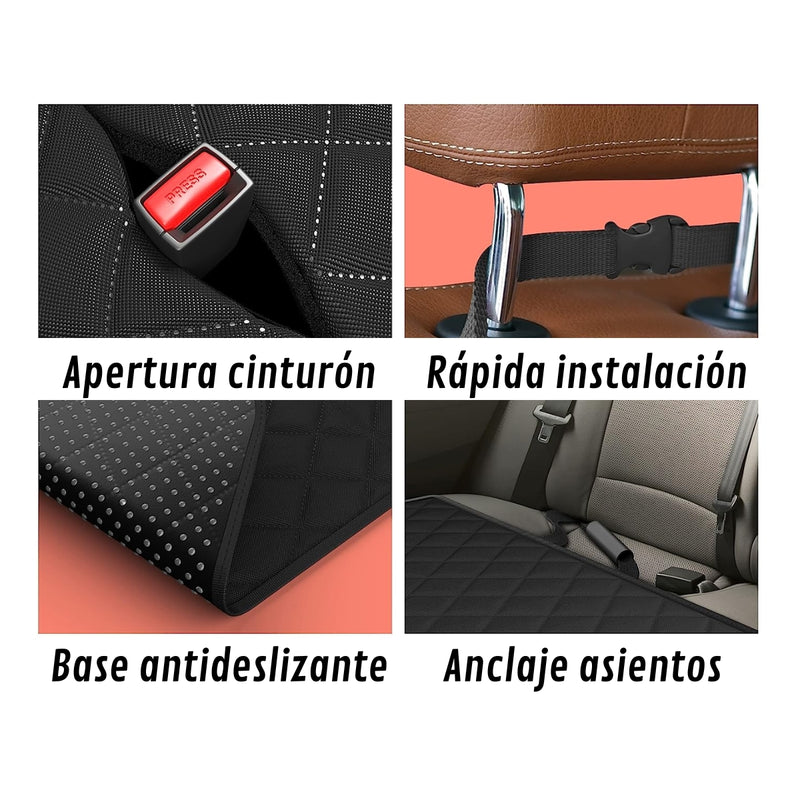 Funda Cubre Asiento Auto Para Mascotas 132 x 137 cm