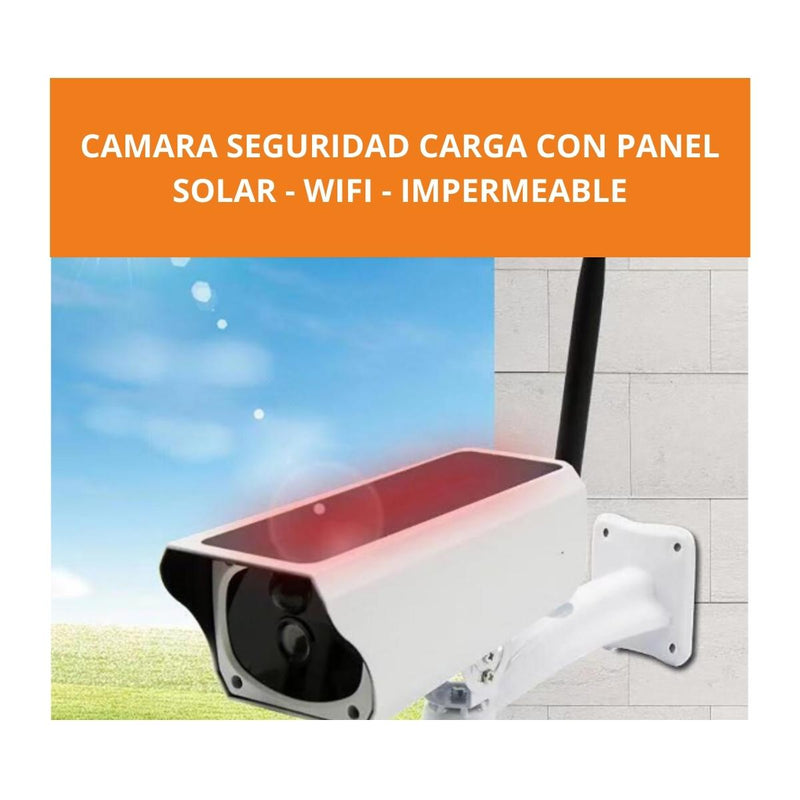 Camara De Seguridad Solar Wifi Impermeable