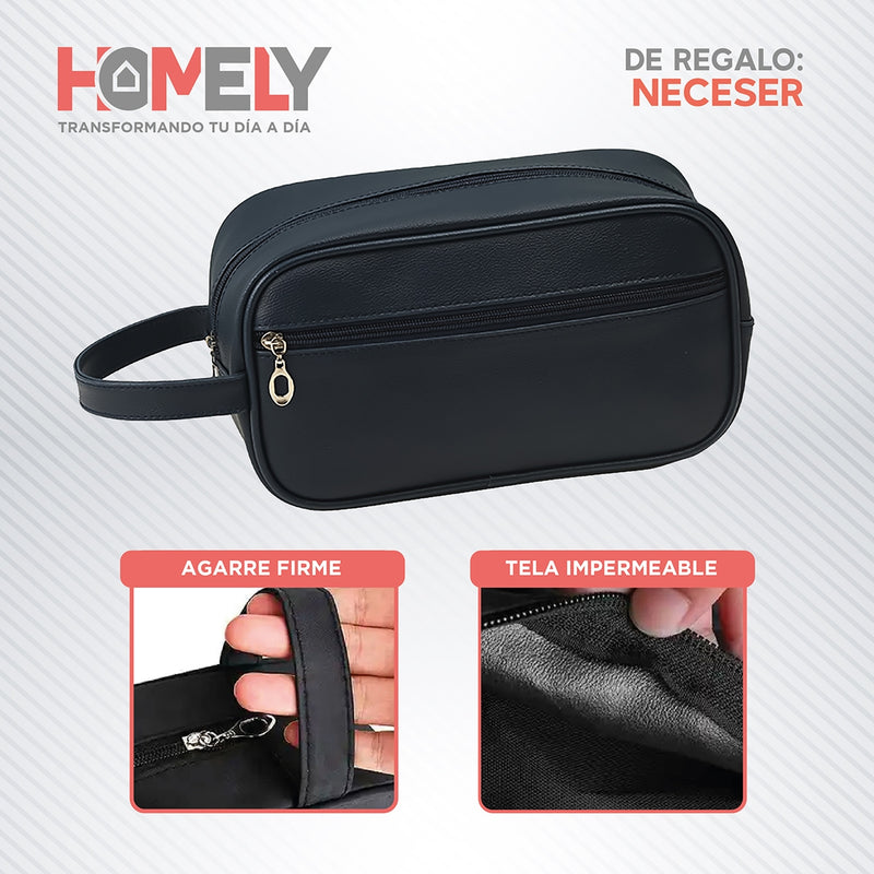 Maleta Cabina Homely 10kg +  Bolso Notebook + Necesser Set