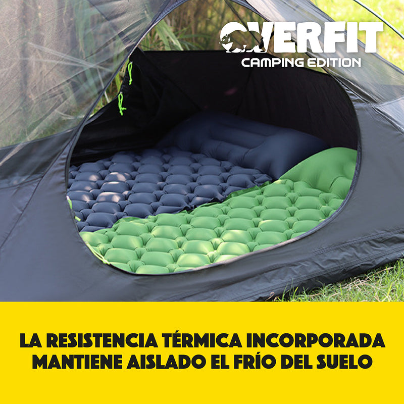 Colchoneta Inflable Individual Camping Overfit Light 10cm