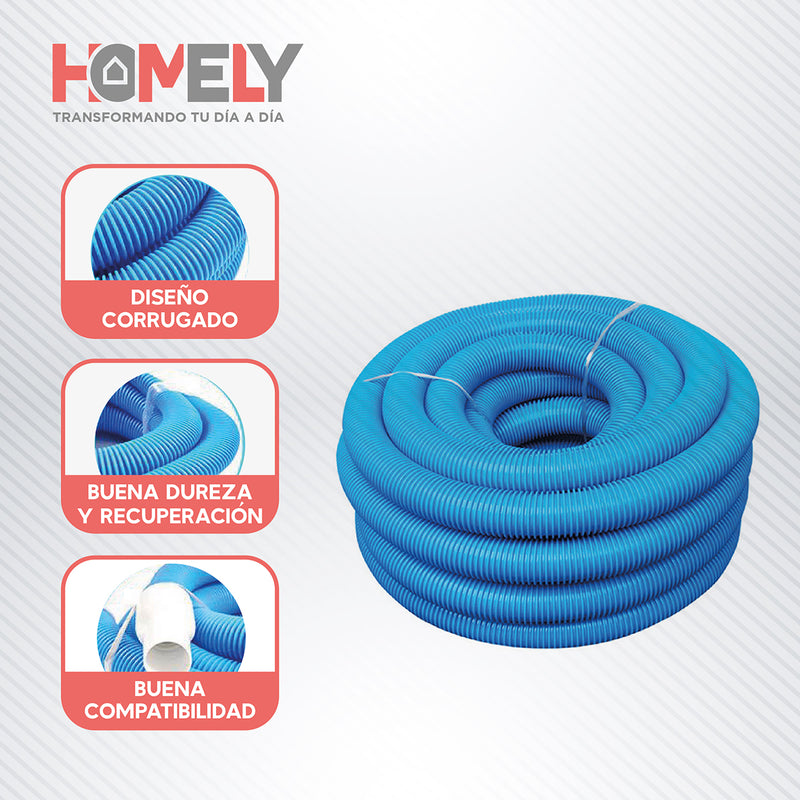 Manguera Para Piscina 10m Limpiafondos Homely PVC 38mm