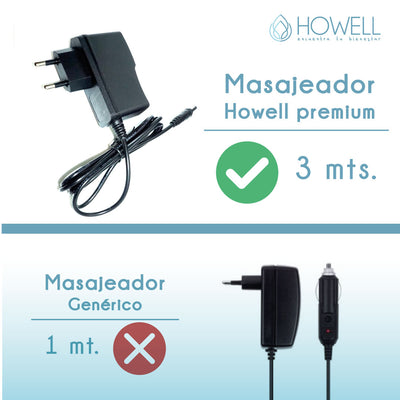 Masajeador De Cuello Espalda Howell Cervical V3 Cuero