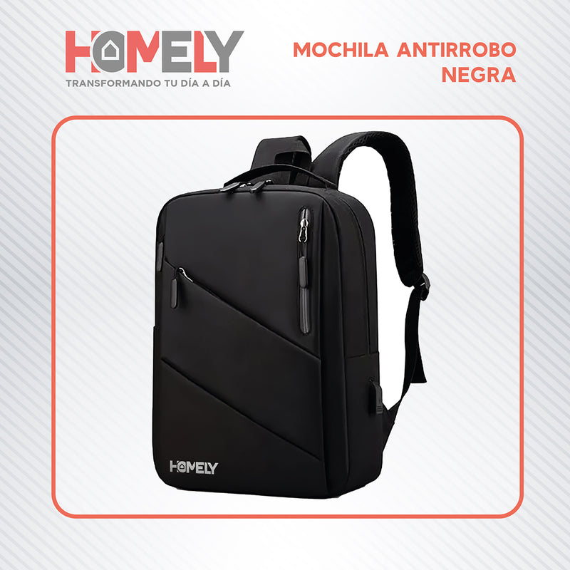 Mochila Notebook Antirrobo Homely Impermeable Ejecutiva