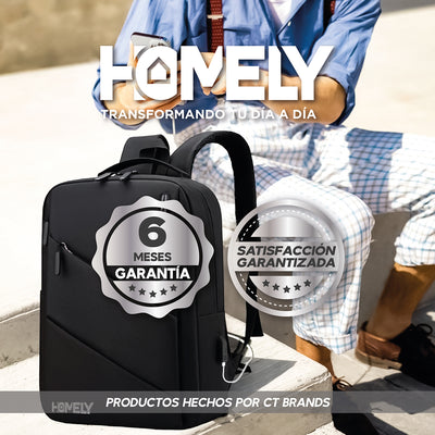 Mochila Notebook Antirrobo Homely Impermeable Ejecutiva