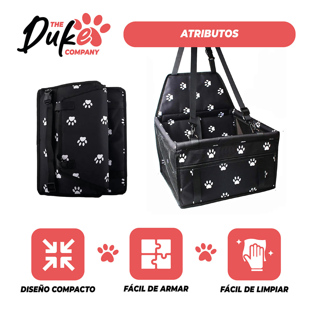 Asiento de Auto para Mascotas Reforzado