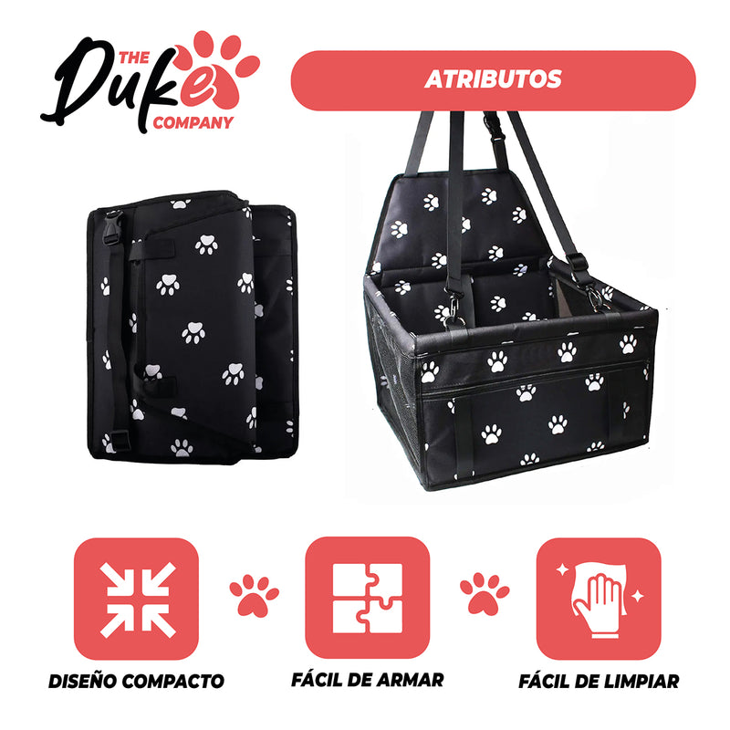 Asiento Para Mascotas Auto Duke Reforzado