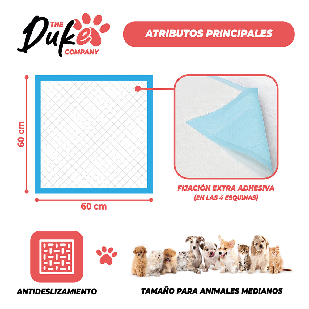 Sabanillas para Perro 60x60 cm (100U)