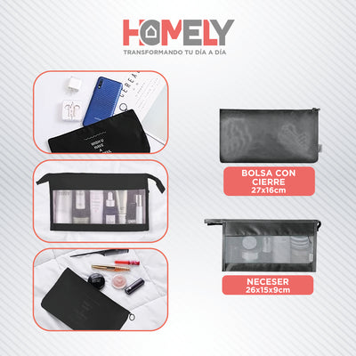 Set de Bolsas organizadoras de maleta Homely 8 en 1