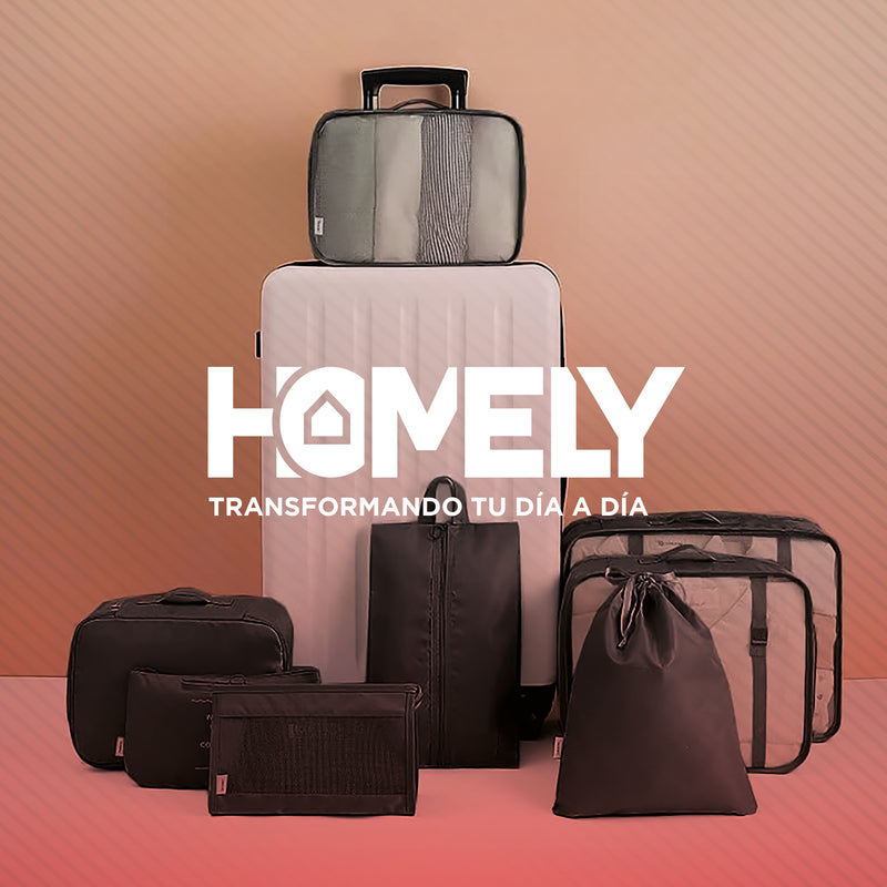 Set de Bolsas organizadoras de maleta Homely 8 en 1