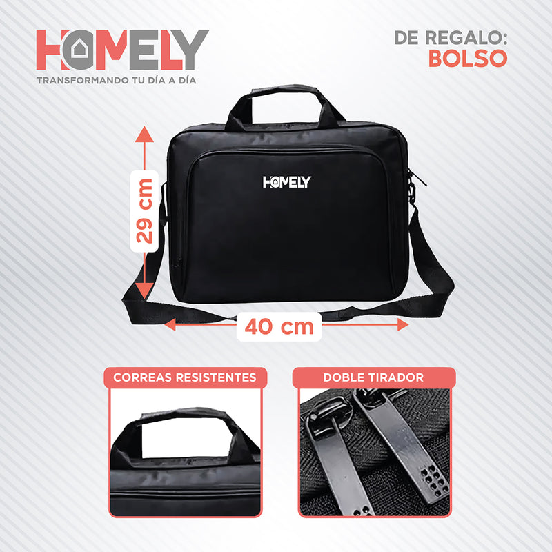 Maletas 10 18 23kg Homely +  Bolso Viaje + Necesser Set