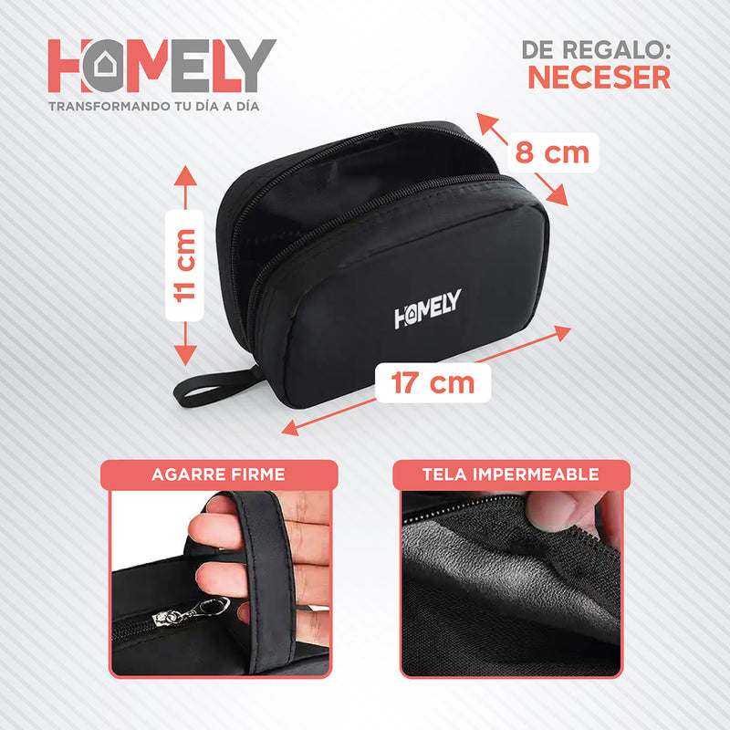 Maletas 10 18 23kg Homely +  Bolso Viaje + Necesser Set