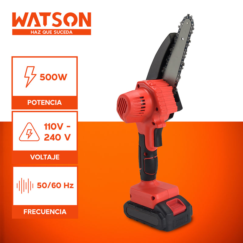 Sierra Eléctrica Watson 6 pulgadas + 2 baterías