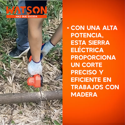 Sierra Eléctrica Watson 6 pulgadas + 2 baterías